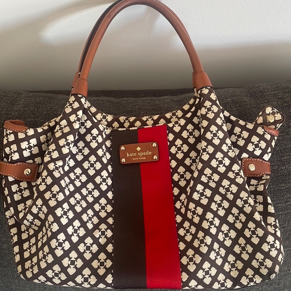 Kate Spade Large Canvas Patterned Tote
